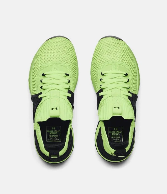 under armour project rock 4 training shoes quirky lime - Image 3
