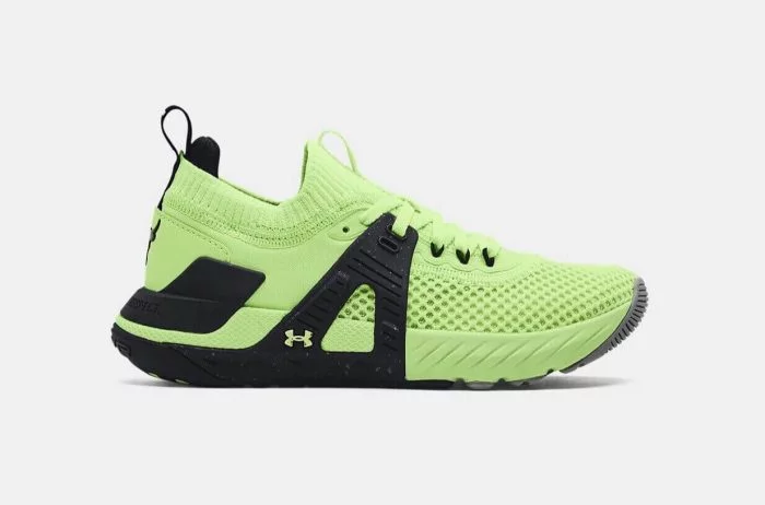 under armour project rock 4 training shoes quirky lime - Image 1